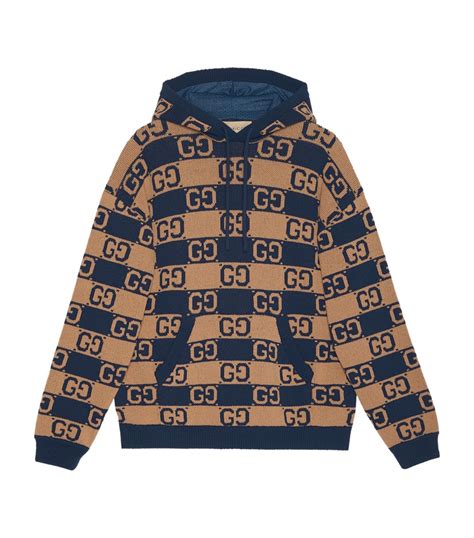 gucci cotton jacquard|gucci jacquard hoodie.